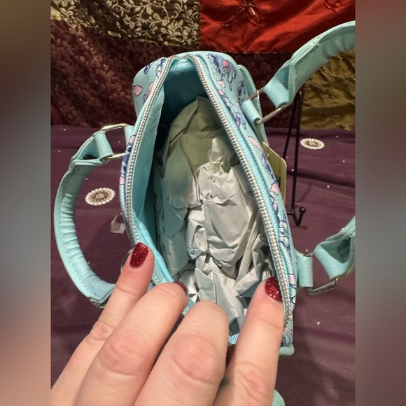 Disney Stitch Patterned Blue Handbag With Removable Crossbody Strap - Picture 4 of 5